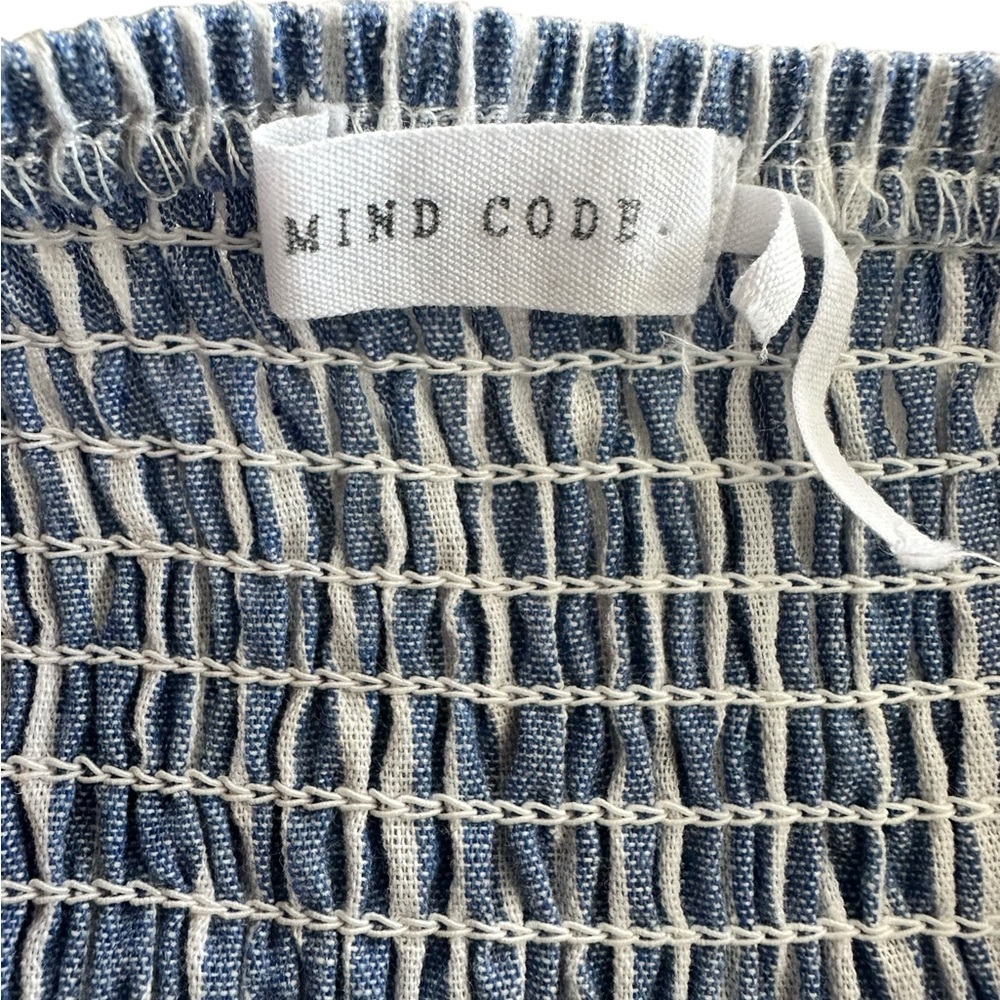 Mind Code Spaghetti Strap Button Up Mini Dress Ju… - image 3